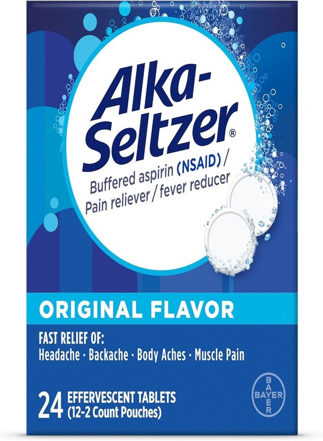 Alka-Seltzer Original 24 Effervecent Pills - Image 1